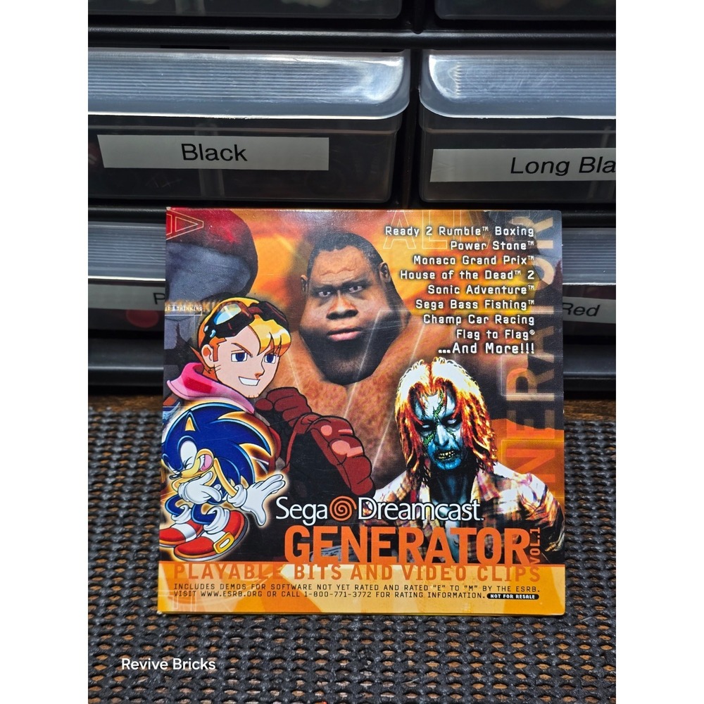 Sega Dreamcast 1999 Generator Vol. 1 Demo‎ Disc Playable Bits & Video Clips